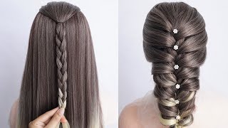 Cute Braided Hairstyle For Party – How To Make French Braid Hairstyle For Girls