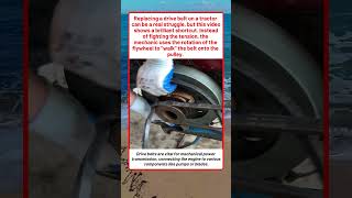 Clever Trick For Installing Heavy Drive Belts