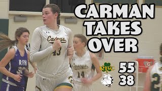Red Bank Catholic 55 Rumson Fair Haven 38 | HS Girls Basketball | Ally Carman 11 points