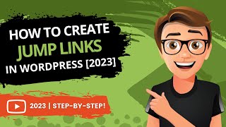 How To Create Jump Links In WordPress 2023 [FAST] by Create WP Site 40,993 views 2 years ago 2 minutes, 59 seconds