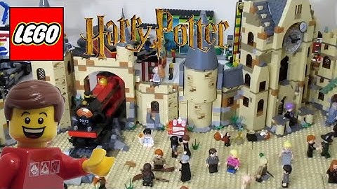 ADDING THE 2019 SETS TO MY HARRY POTTER DISPLAY! Custom Lego Layout!