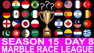 Marble Race League SEASON 15 - Day 7 Marble Race in Algodoo