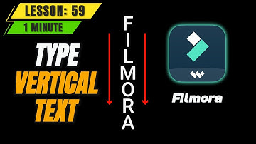 How to Type Text Vertically in @FilmoraWondershare - Lesson 59 Filmora Tutorial