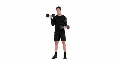 Biceps Dumbbell Biceps Curl with Static Hold