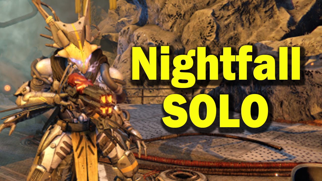 Destiny Live Commentary SOLO Nightfall Strike "Winter's Run/Archon Priest Strategy" Xbox One