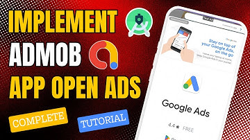How to Implement App Open Ads in Android Studio | Admob App Open Ads Android Studio