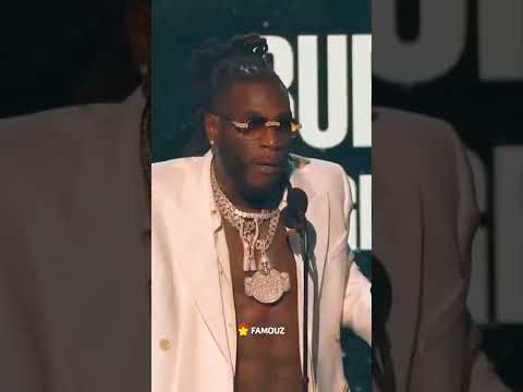 Burnaboy Shocks people at BET Awards #betawards #bet #tiktok #viral  #NIGERIA #Africa #Burnaboy