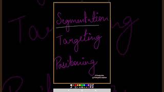 STP Marketing Strategy Explained | Segmentation Targeting Positioning#business management #marketing