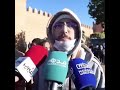 تصريح رابور حليوة من وسط مظاهرة بالرباط موسيقى راب لا تكفي لتغير الوضع في المغرب 