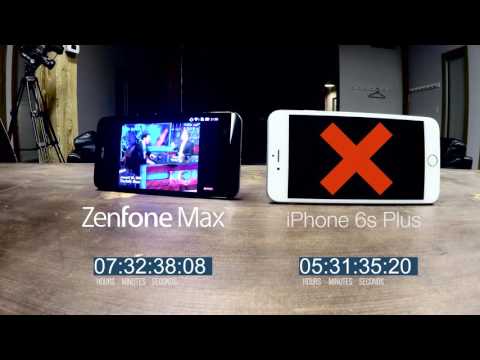 Battery marathon: ZenFone Max vs iPhone 6s Plus | ASUS