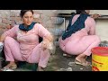 Very unique woman life  village woman work  married woman  life  old culture  stunning pakistan