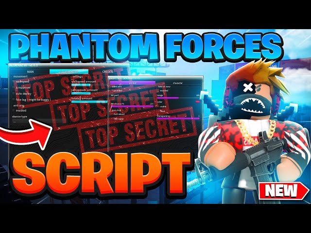 Phantom Forces Script (GUI Menu) 2023