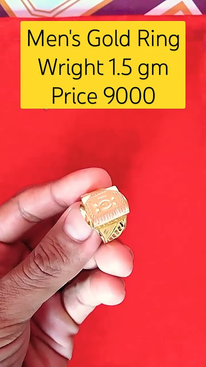 Men's Gold Ring Low Price 9000 ₹ | #Goldring #Shorts #Viralshorts