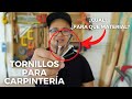 TORNILLOS Para CARPINTERÍA | Básicos PRINCIPIANTE | ¿CÚAL UTILIZAR?