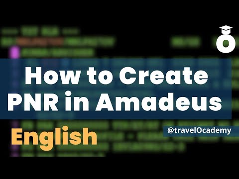 Amadeus Session 5 | How to create PNR in Amadeus | Element required to create PNR | PRINT command