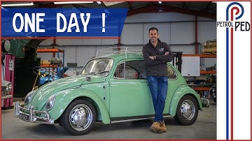 Een Kever in één dag ombouwen tot elektrische auto! *GEWELDIGE UITDAGING*