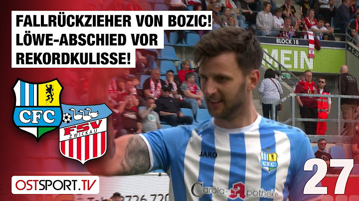 Bozic-Fallrückzieher! Löwe-Abschied vor Rekordkulisse: Chemnitz - Zwickau | Regionalliga Nordost