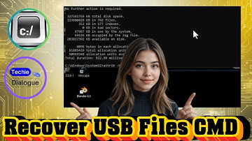 Bestanden herstellen van een flashdrive met CMD | Stapsgewijze handleiding (2025)
