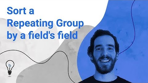 Sort a Repeating Group by a field