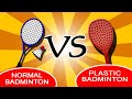 Normal badminton vs plastic badminton  bengali funny