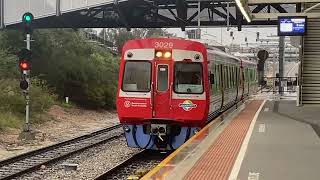 Adelaide Metro 3029 (Hybrid) 3022 (Hybrid) (3000 class railcar) - arriving at Adelaide Showground