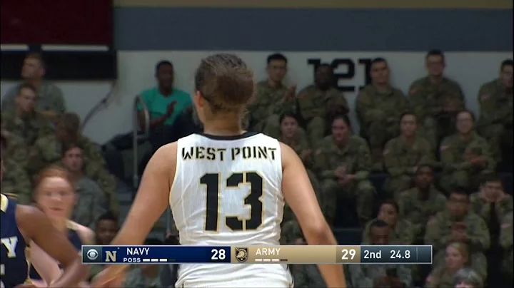 Army Women's Basketball: Lena' Hicks Jumper vs. Na...