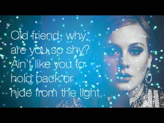 Adele - Someone Like You (Lyrics) class=