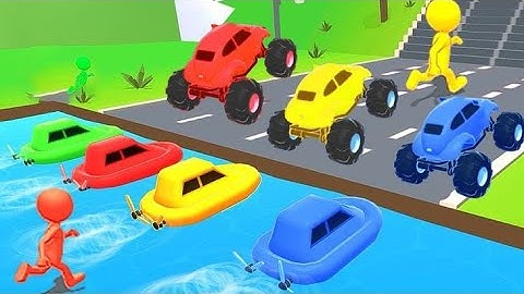 "Shape Shifting Game 🚗🚤✈️ Epic Car Boat Plane Race | Insane Gameplay 2025" Ep21