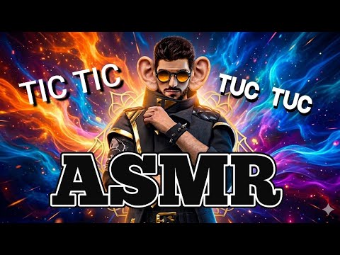 ASMR REPETINDO PALAVRAS - JOGANDO FREE FIRE 