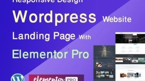 Make a WordPress Website with Elementor | Elementor Wordpress live project website
