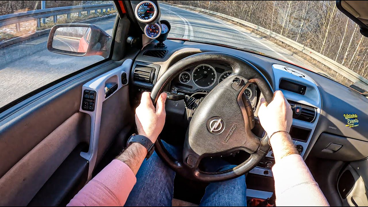 1998 Opel Astra G [1.6 8V 75HP]  POV Test Drive #1036 Joe Black 