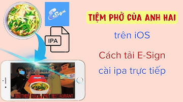 Cách cài game tiệm phở của anh hai trên iOS | Cách cài E-Sign trên iOS @hadu75tv2 