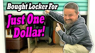 Bought a locker for ONE DOLLAR and found SILVER right away! Abandoned storage auction adventure.