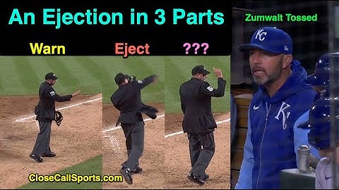 E9 - Royals Hitting Coach Alec Zumwalt Ejected After Paul Clemons