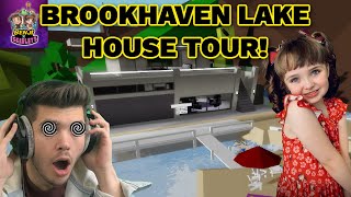 I Hypnotized My Brother To Buy Me Robux - Brookhaven Lake House Mansion Tour Roblox Brookhaven Rp