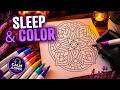 1 Hour Mandala Coloring ASMR 🌙 Pure Marker Sounds for Sleep & Relaxation