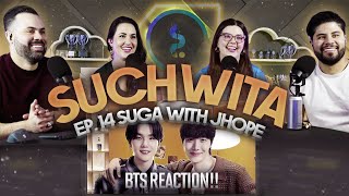 BTS "Suchwita Ep. 14 Suga with J - Hope" Reaction - Deep thoughts and laughter 🥳🎂 | Couples React