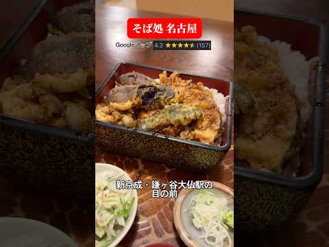 鎌ヶ谷大仏）白い蕎麦と野菜天丼が美味しい蕎麦屋（千葉