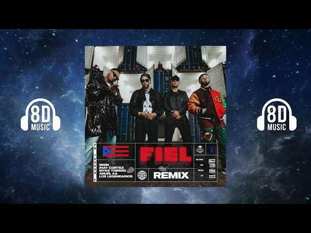 Fiel Remix (8D Audio Oficial) - Wisin x Jhay Cortez Ft Anuel x Myke Towers