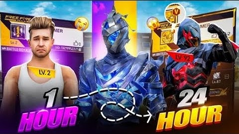 Can 100 REDEEM Codes 💸 Turn a Noob ID into 8 Level PRIME ID in Just 24 Hours? 😱 – Garena Free Fire