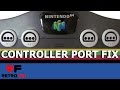 How to fix an N64 controller port and reset button