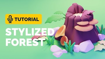 Stylized Forest Tutorial in Blender 3.3 | Polygon Runway