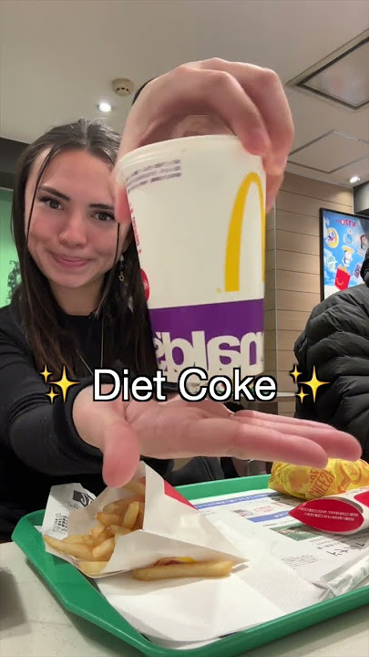 trying mcdonalds in japan