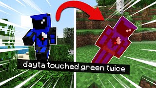 Minecraft, But I Can't Touch The Same Color Twice...