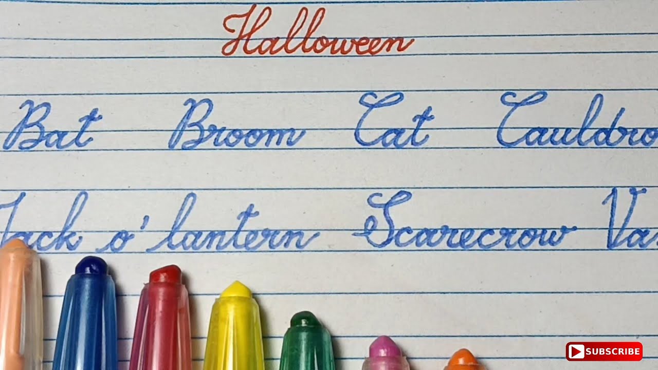 How To Write Halloween Words In Cursive Writing Practice Cursive how-to-write-halloween-words-in-cursive-writing-practice-cursive