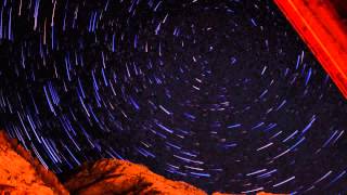 Star Trail Zermatt Comet Timelapse