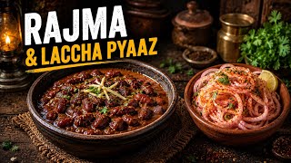 Authentic Rajma Recipe with Crunchy Laccha Pyaaz 