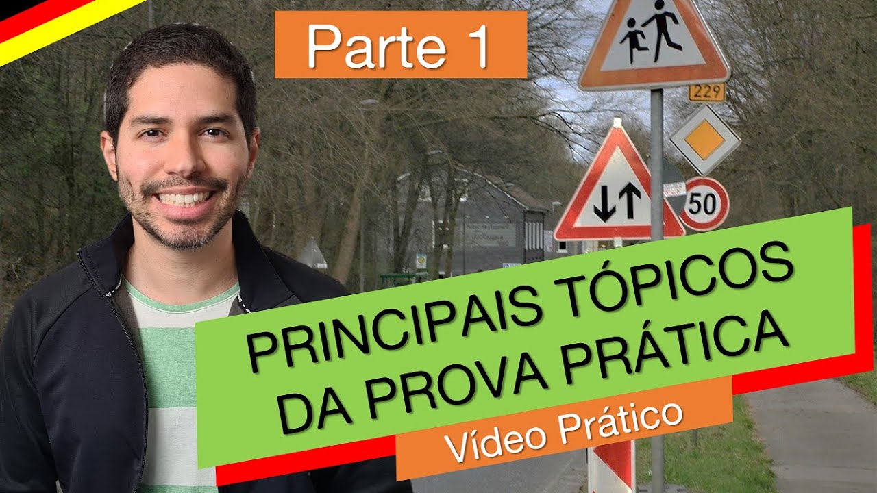 Carteira de motorista na Alemanha, tópicos da PROVA PRÁTICA | Parte 1 - Vida na Alemanha