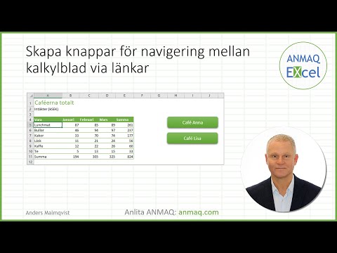 Video: Hur Man Skapar En Knapp I Excel