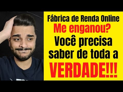 CUIDADO Curso Fábrica de renda online Curso Fábrica de renda online FUNCIONA ? SAIBA TODA A VERDADE